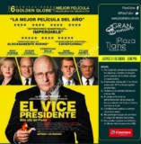 Boletos gratis para la premiere de El Vice Presidente con tus compras en centros comerciales