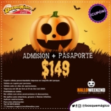 Cupón Halloweekend Bosque Mágico: Admisión + Pasaporte a $149