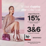 Brantano Buen Fin 2022: 15% de descuento + 6 msi