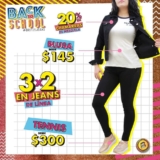 Ofertas Britos Jeans Regreso a Clases 2019: 3×2 en jeans, tenis desde $300 y más