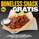 Cupón Buffalo Wild Wings obtén un Boneless Snack Gratis