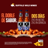 WingsDay en Buffalo Wild Wings: 2×1 en alitas y 2×1 en cerveza el 28 y 29 de julio