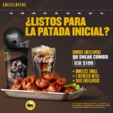 Vasos con casco coleccionables de regalo en Buffalo Wild Wings