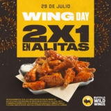 Promoción Buffalo Wild Wings Día de las Alitas 2020: 2×1 en alitas hoy 29 de julio