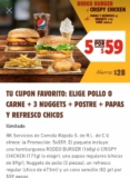 Burger King 5 por $59: combo con hamburguesa + papas + refresco + nuggets + helado