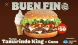 Burger King Buen Fin 2020: hamburguesa Tamarindo King + cono por $50 y más