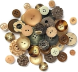 Juego de botones surtidos para decoración en su precio más económico
