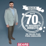 En Sears hasta 70% de descuento en tallas plus para caballeros