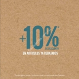 En C&A 10% de descuento adicional a lo ya rebajado pagando con tarjeta C&A BradesCard
