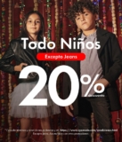 En C&A 20% de descuento en ropa de niños hoy 1 de diciembre