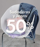 En C&A segundo a mitad de precio en jeans y sudaderas