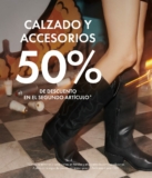 En C&A segundo a mitad de precio en calzado y accesorios