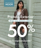 En C&A segundo a mitad de precio en todos los abrigos, sacos, chalecos y chamarras