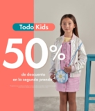 En C&A segundo a mitad de precio en toda la ropa para niños