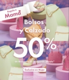 Promoción C&A Día de las Madres: Segundo a mitad de precio en zapatos y bolsas