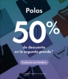 En tiendas C&A segundo a mitad de precio en polos