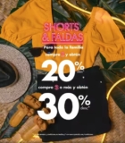 Descuentos escalonados C&A: Hasta 30% de descuento directo en shorts y faldas