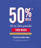 En C&A segundo a mitad de precio en prendas para mujer