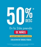 Promoción C&A: Segundo a mitad de precio en ropa para niños