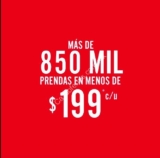 C&A últimas rebajas 2019: más de 850 mil prendas a $199 o menos