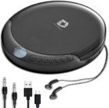 Reproductor de CD portátil con audífonos incluidos baja de precio