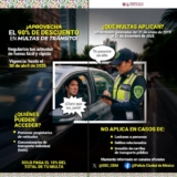 90% de descuento en Multas de tránsito en la CDMX