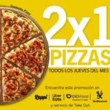 2×1 en pizzas en la promo Jueves Cool de California Pizza Kitchen