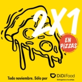 2×1 en pizzas en California Pizza Kitchen al pedir por Didi Food todo este mes