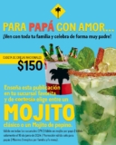 Promoción California Pizza Kitchen Día del Padre: Mojito GRATIS para papá con cupón