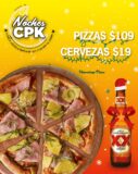 California Pizza Kitchen Noches CPK: pizzas a $109 y cervezas a $19 a partir de las 5pm