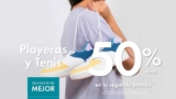 En C&A segundo a mitad de precio en playeras y tenis