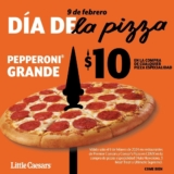Little Caesars Día de la Pizza 2024: Pizza de pepperoni a $10 al comprar especialidad en sucursales participantes el 9 de febrero