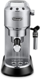 Cafetera tipo barista de acero inoxidable DeLonghi Dedida Deluxe baja a su menor precio