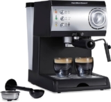 Cafetera espresso y capuchino para 2 tazas Hamilton Beach baja de precio