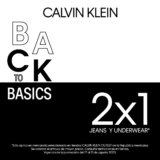 Promoción Calvin Klein Outlet Back to School: 2×1 en jeans y underwear