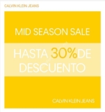 Promoción Calvin Klein Mid-Season Sale: hasta 30% de descuento en prendas seleccionadas