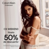 CK Weekend: Hasta 50% de descuento en tiendas Calvin Klein