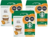 3 pack Nescafé Dolce Gusto Starbucks Caramel Macchiato con 12 cápsulas bajan a su menor precio