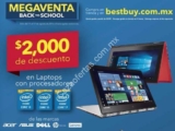 Megaventa back to school: 2000 pesos de descuento en Laptops en Best Buy