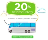 Código Reservamos de 20% de descuento en boletos de autobús con Banorte