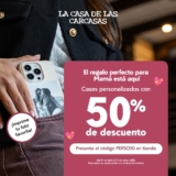 Cupón 50% de descuento en fundas personalizadas en La Casa de las Carcasas