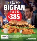 Nuevo Big Fan Pack en Carls Jr: Paquete familiar a $385