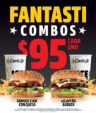 Nuevos Fantasti Combos Carls Jr 2022 a sólo $95 con papas y refresco