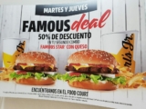 Promoción Carls Jr. Martes y Jueves: 50% de descuento en el segundo combo Famous Star con queso