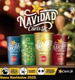 Promoción Carls Jr Vasos Navideños 2020: Agranda tu combo y llévate un vaso navideño
