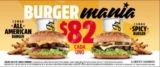 Burgermanía Carls Jr: Combo All American Burger y Combo Spicy Burger a sólo $82 de lunes a viernes