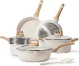 Batería de cocina de granito antiadherente Carote de 10 piezas baja de precio