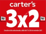 Promoción Carters El Buen Fin 2017: 3×2 en tiendas