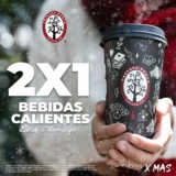 2×1 en bebidas calientes en Casava Roots lo que resta del año