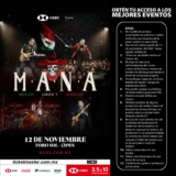 En Plaza Ciudad Jardín llévate boletos dobles para conciertos GRATIS con tus compras (Maná, Estrambóticos y más)
